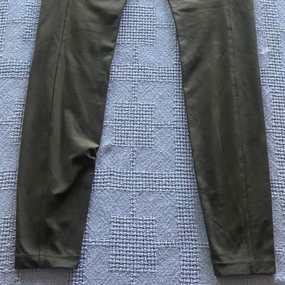 Olive Green Eddie Bauer Leggins Size Small - Picture 3 of 7